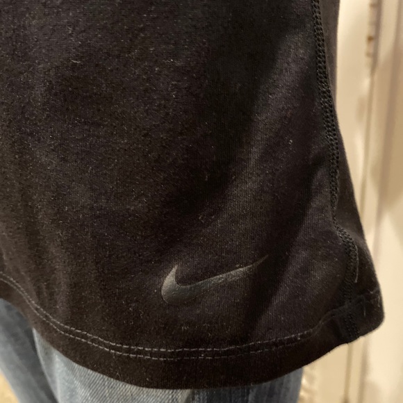 Nike Dri-Fit Black Active Athletic Racerback Tank Top Shirt Size Medium VGC - Picture 3 of 4